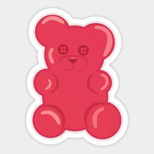 pink gummy bear Sticker